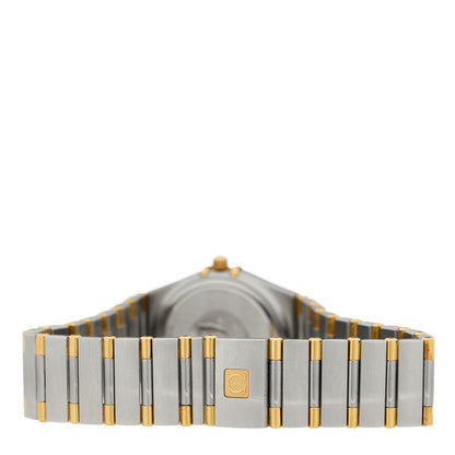 Omega Stainless Steel 18K Yellow Gold 25mm Constellation Quartz Watch White 1372.30.00 3 of 4