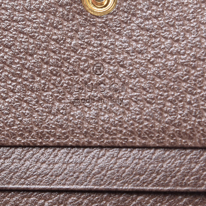 Gucci GG Supreme Monogram Web Ophidia Card Case Beige New Acero 6 of 8
