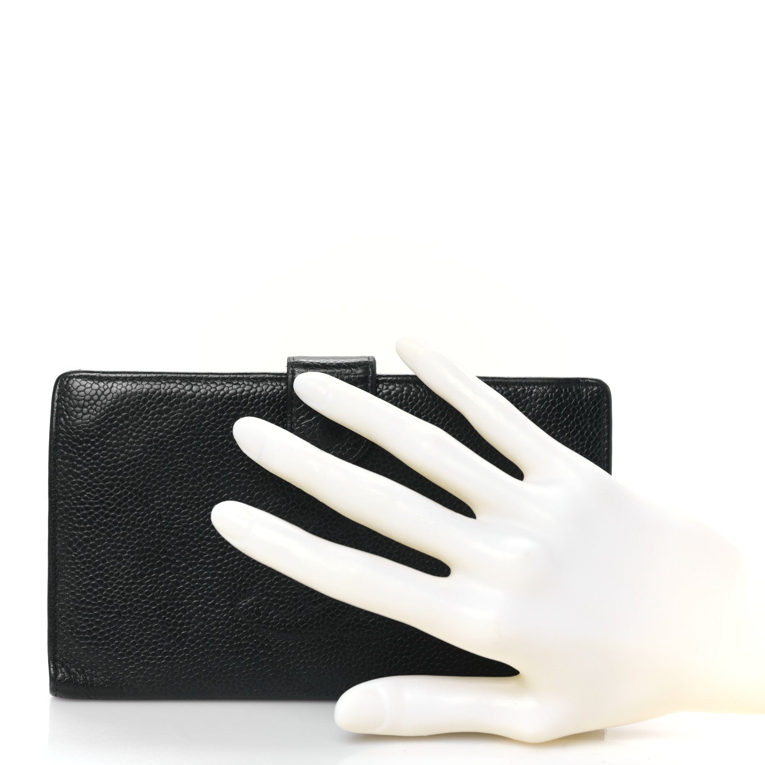 Chanel Caviar Timeless CC French Wallet Black 2 of 11