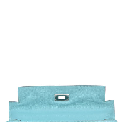 Hermes Epsom Kelly Sellier 28 Bleu Atoll 27 of 30
