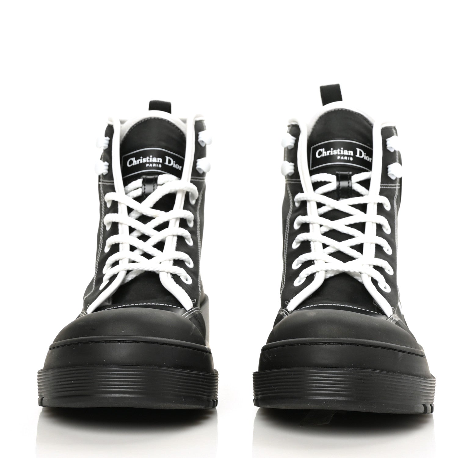 Christian Dior Technical Fabric D-Rise 35mm Boots 38.5 Black 2 of 8
