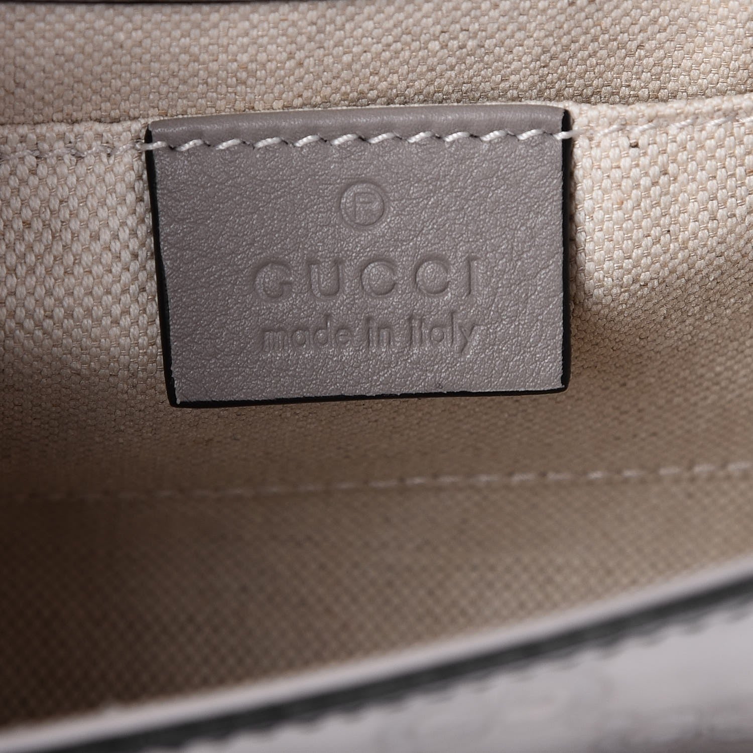 Gucci Guccissima Mini Emily Chain Shoulder Bag Storm Grey 6 of 7