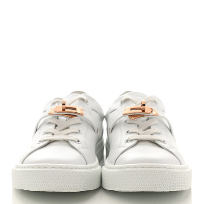Hermes Calfskin Day Sneakers 39 White 2 of 13