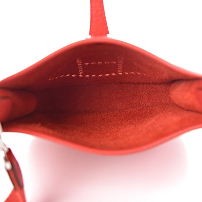 Hermes Taurillon Clemence Evelyne TPM Rouge Casaque 7 of 12