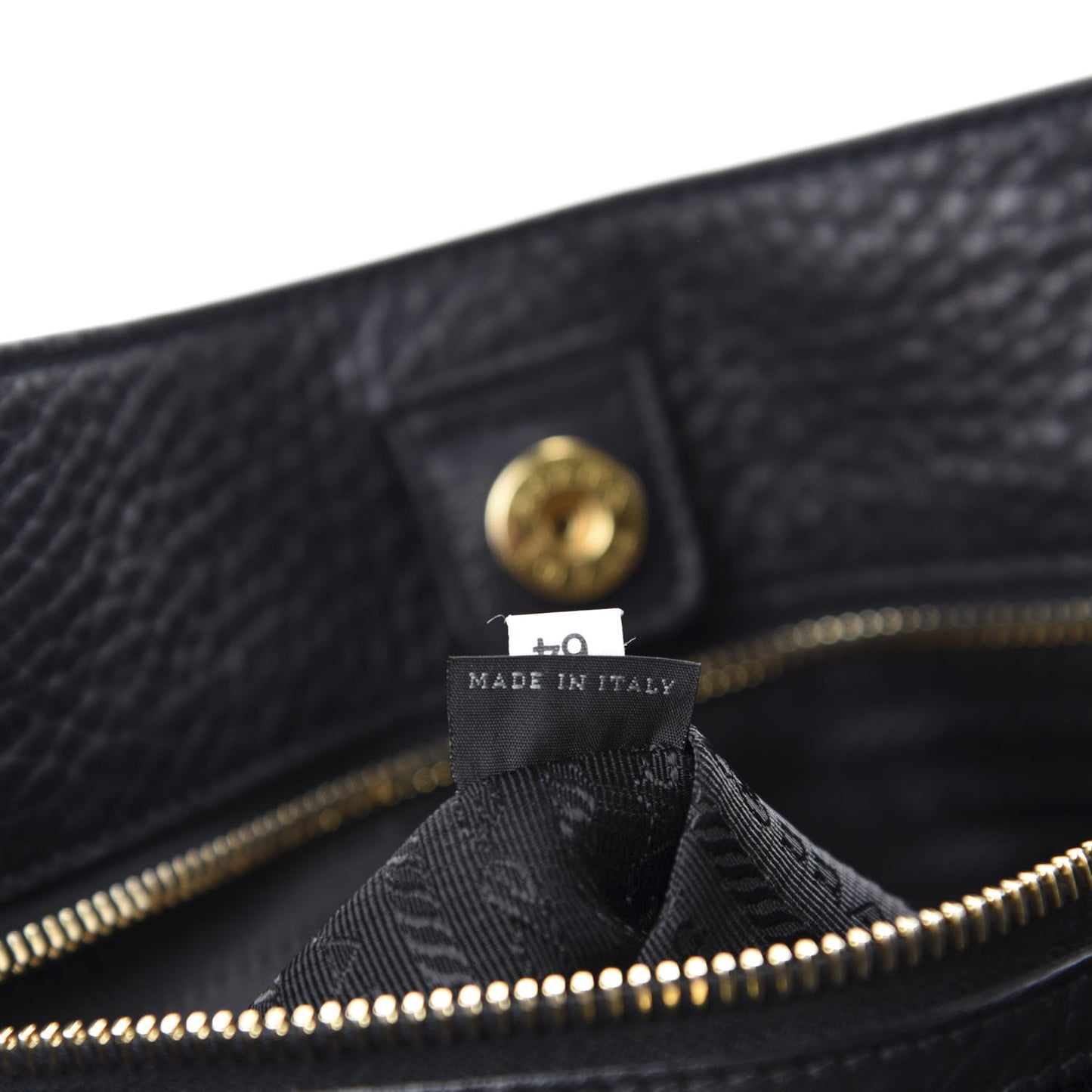 Vitello Daino Tote Black