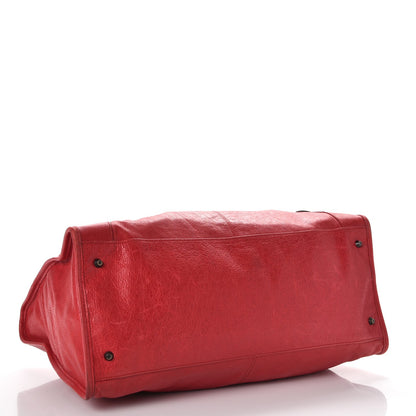 Balenciaga Agneau Classic Hardware Work Rouge Coquelicot 4 of 15