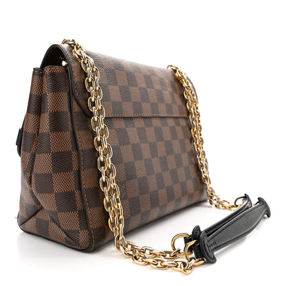 Louis Vuitton Damier Ebene Vavin PM Black 3 of 10