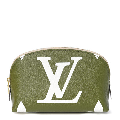 Louis Vuitton Monogram Giant Cosmetic Pouch Kaki 1 of 6