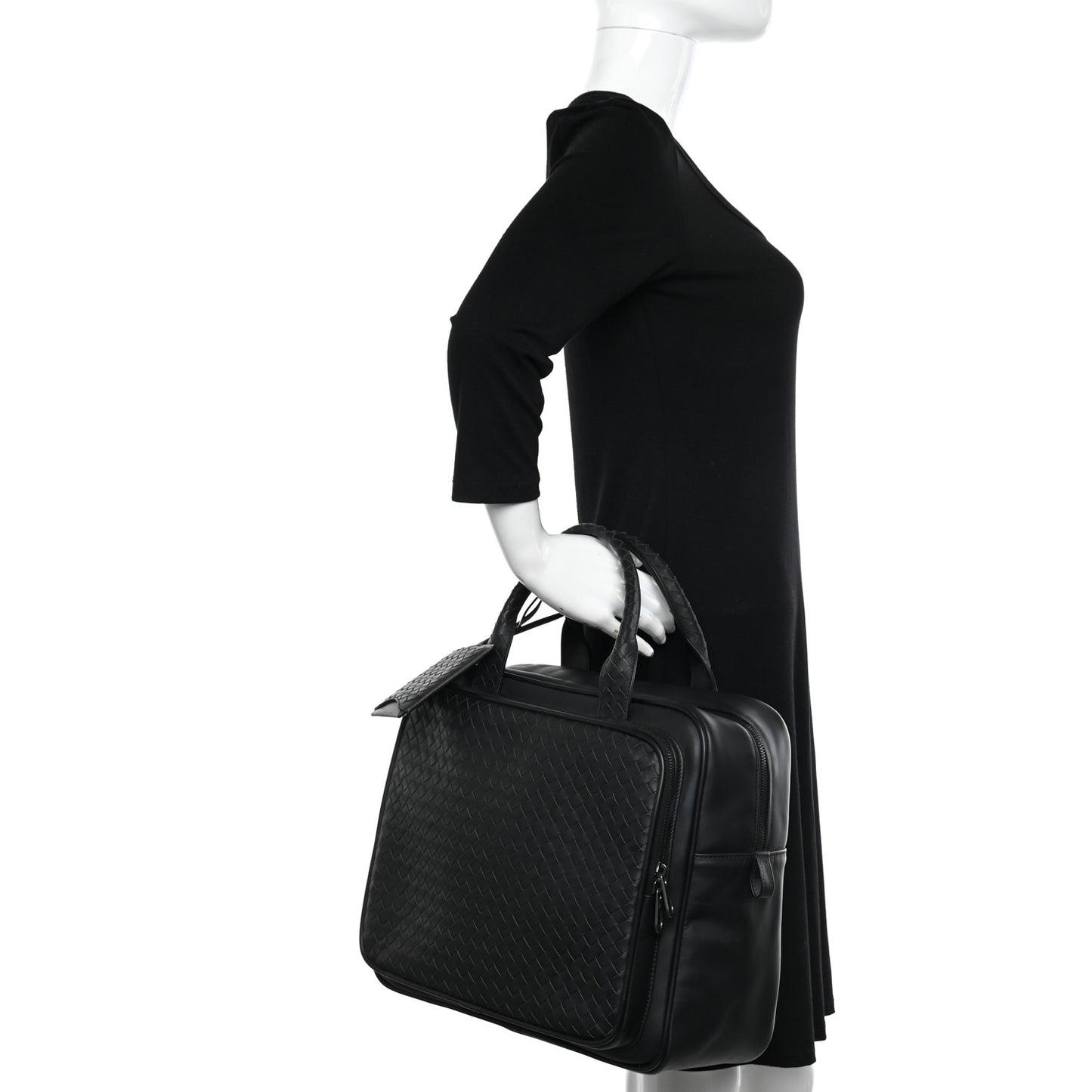 Intrecciato VN Travel Bag Nero Black