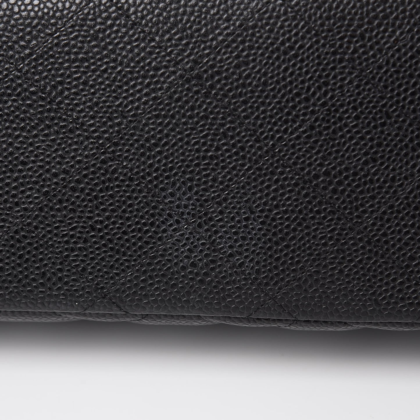 Caviar Quilted Maxi Single Flap Black