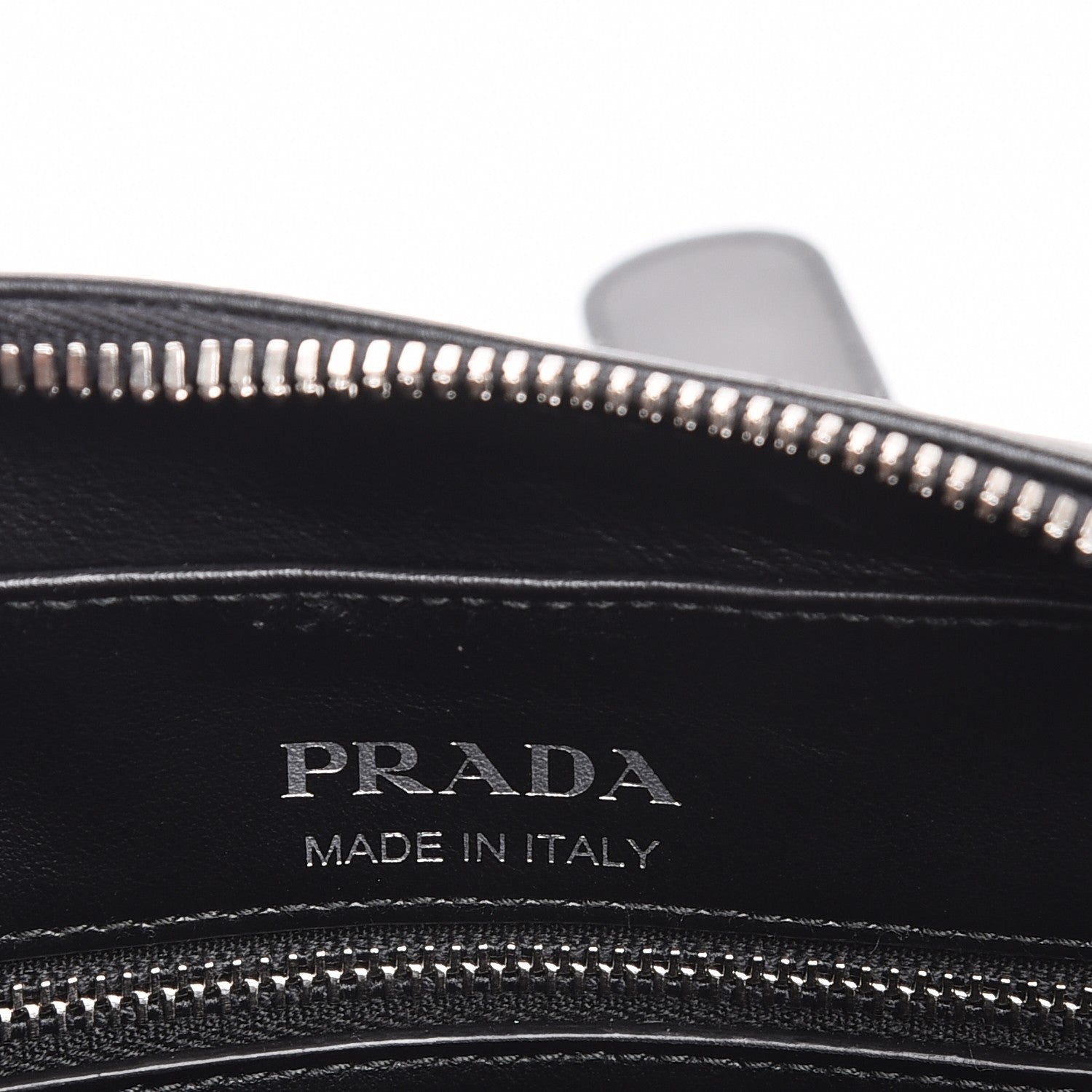 Prada Soft Calfskin Diagramme Crossbody Bag Black 6 of 7