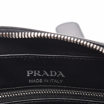 Prada Soft Calfskin Diagramme Crossbody Bag Black 6 of 7