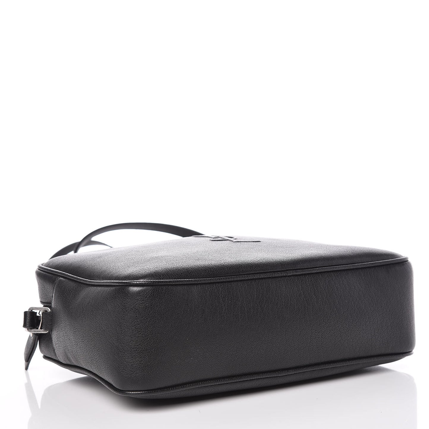Lambskin Monogram Small Lou Camera Bag Black