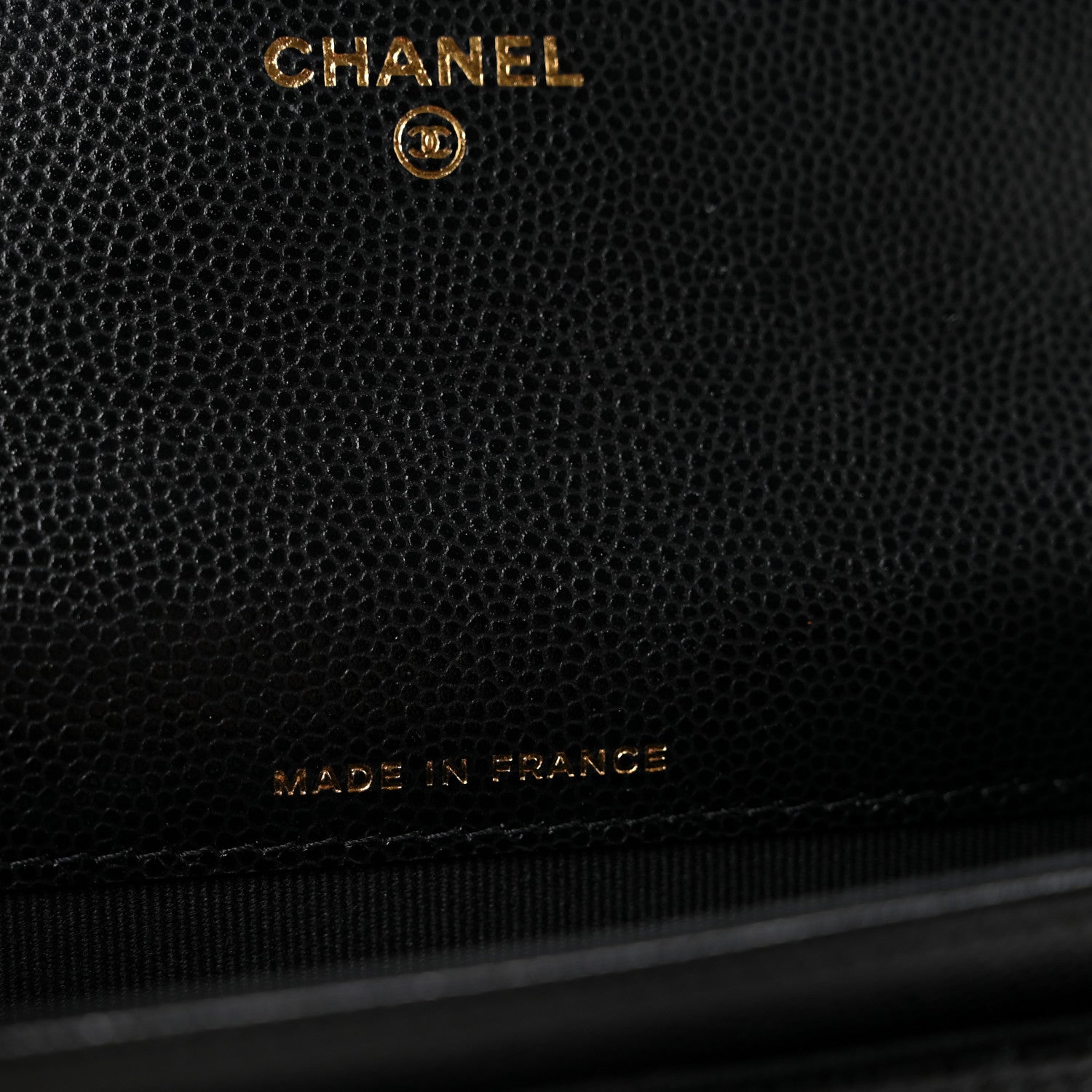Chanel Caviar Quilted Chain CC Quilted Compact Flap Card Holder Black 7 of 10