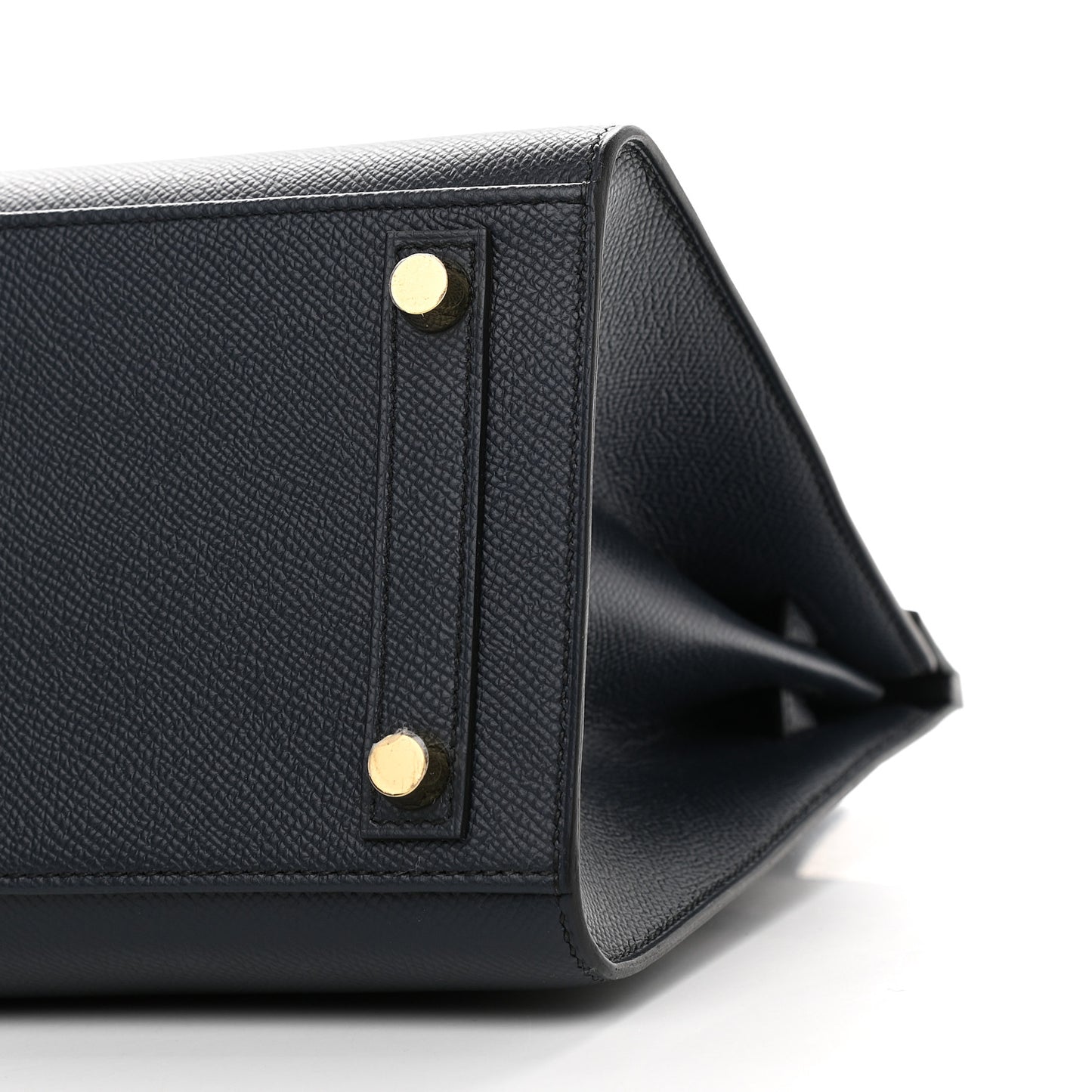 Grained Monsieur Birkin Sellier 25 Bleu Indigo
