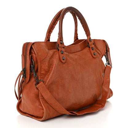 Balenciaga Agneau Classic Hardware City Orange Brulee 4 of 14