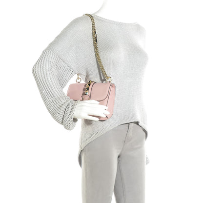 Valentino Garavani Vitello Small Glam Lock Rockstud Flap Water Rose 2 of 8