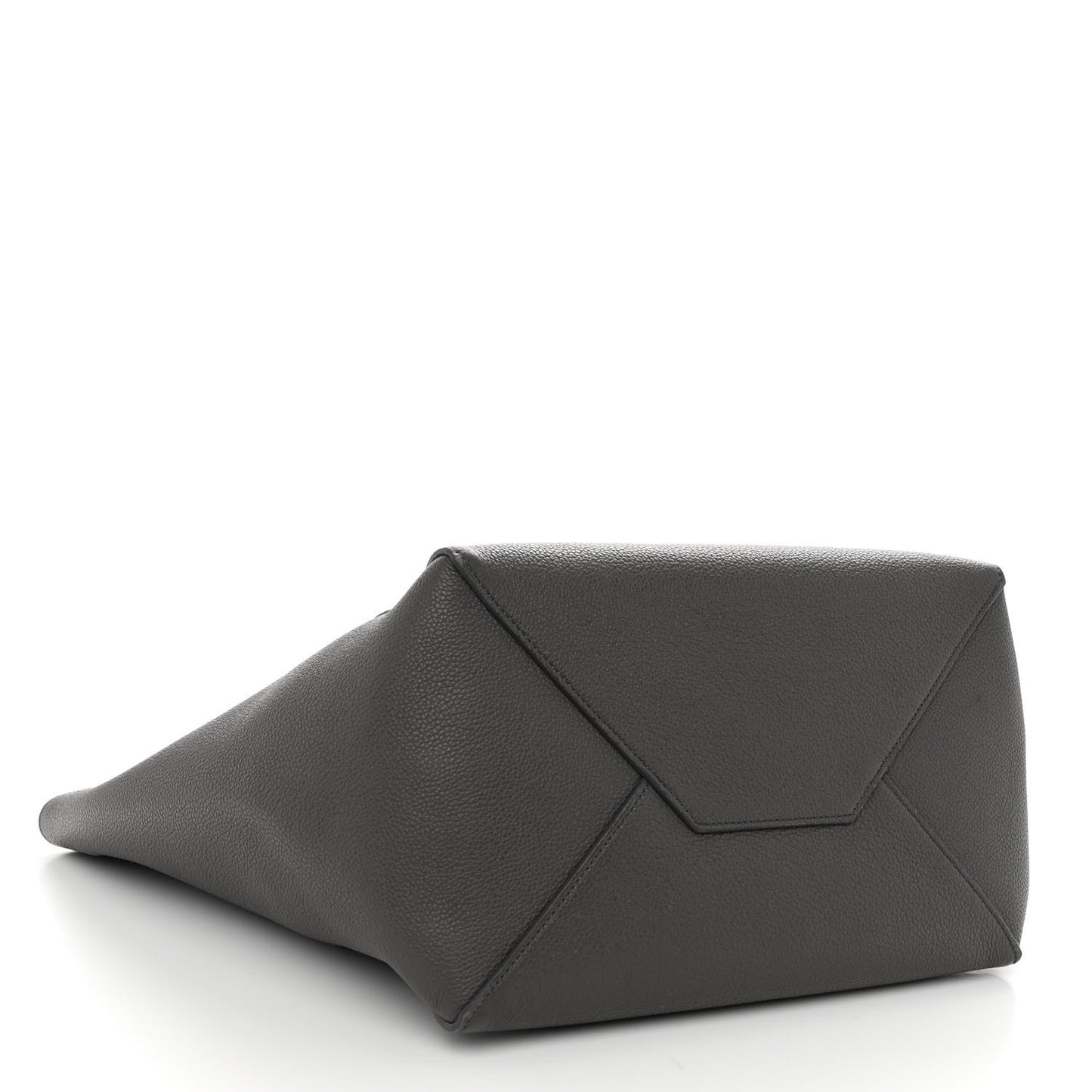 Soft Grained Calfskin Small Belt Cabas Phantom Taupe