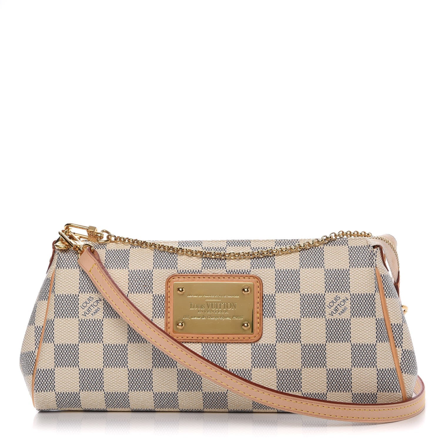 Louis Vuitton Damier Azur Eva Clutch 1 of 9