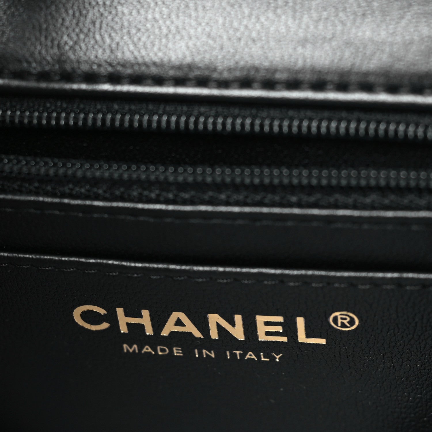 Chanel Lambskin Quilted Mini Top Handle Rectangular Flap Black 6 of 9