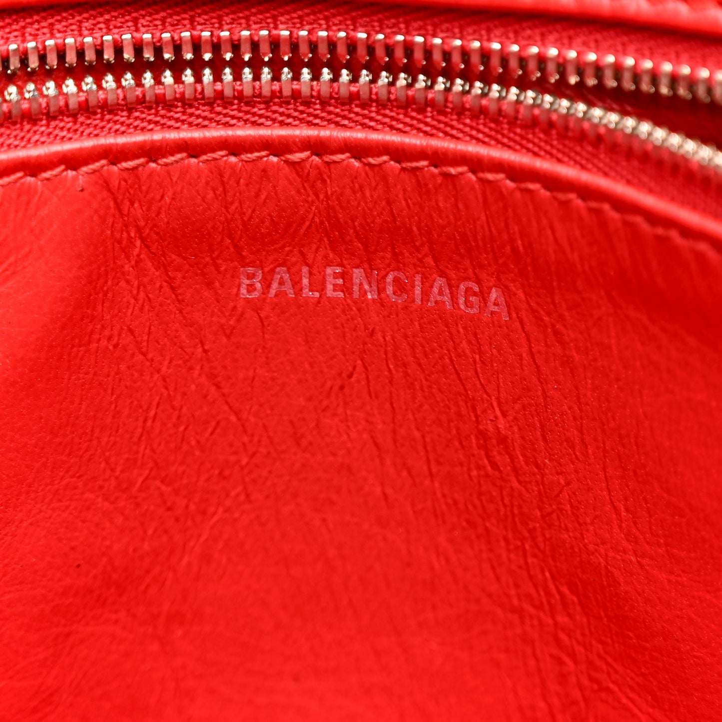 Calfskin XS Triangle Duffle Black