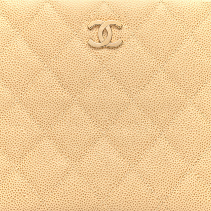 Chanel Caviar Quilted Tote Beige 8 of 15