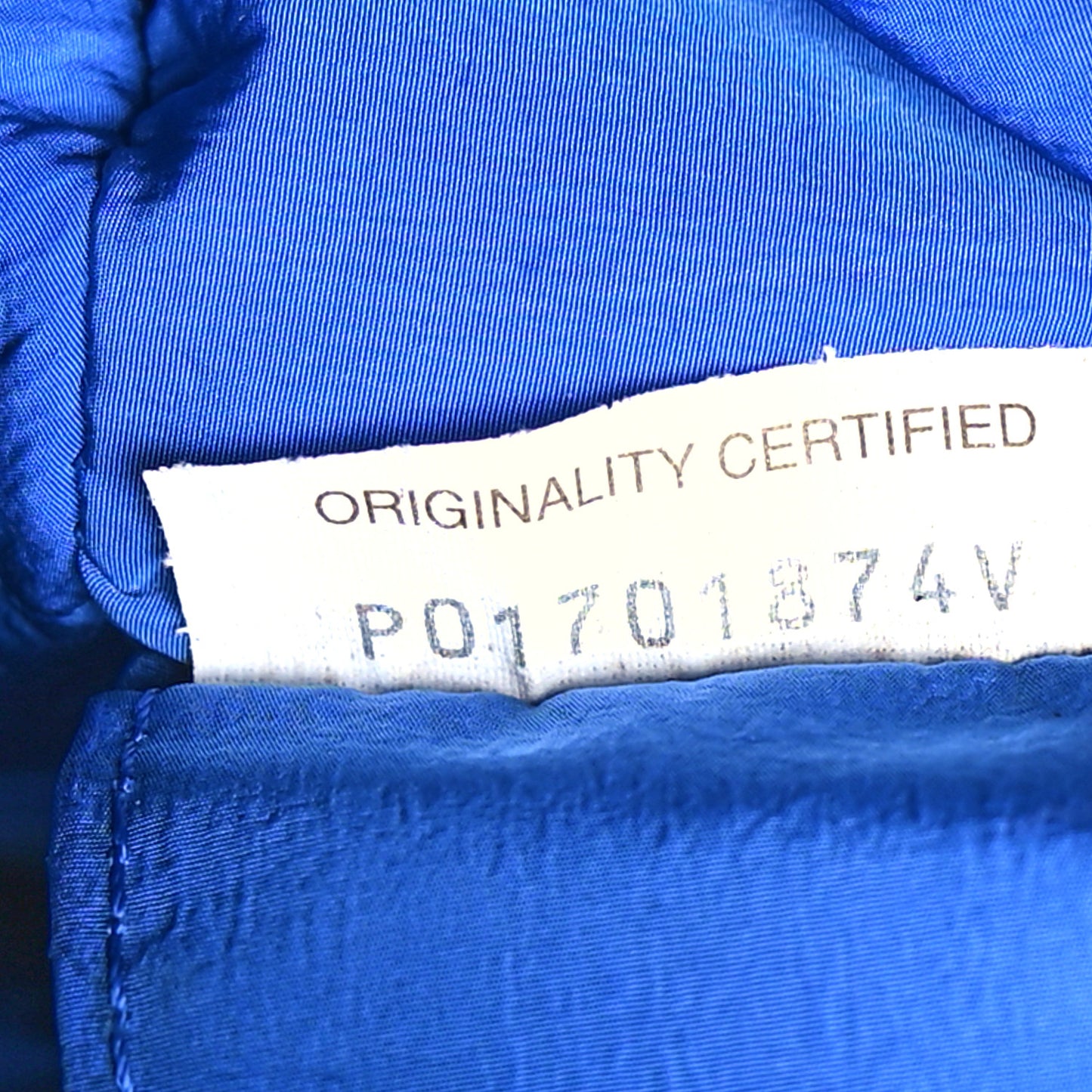 Lambskin Intrecciato Padded Small Cassette Tote Cobalt