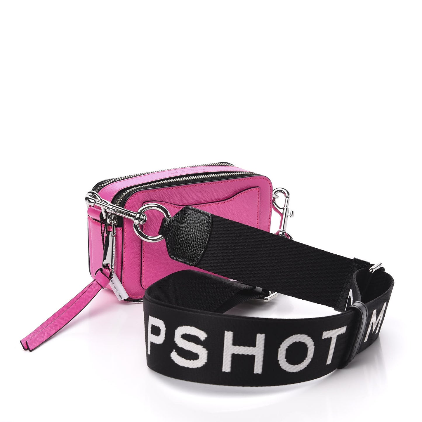 Saffiano Small Snapshot Camera Bag Pink