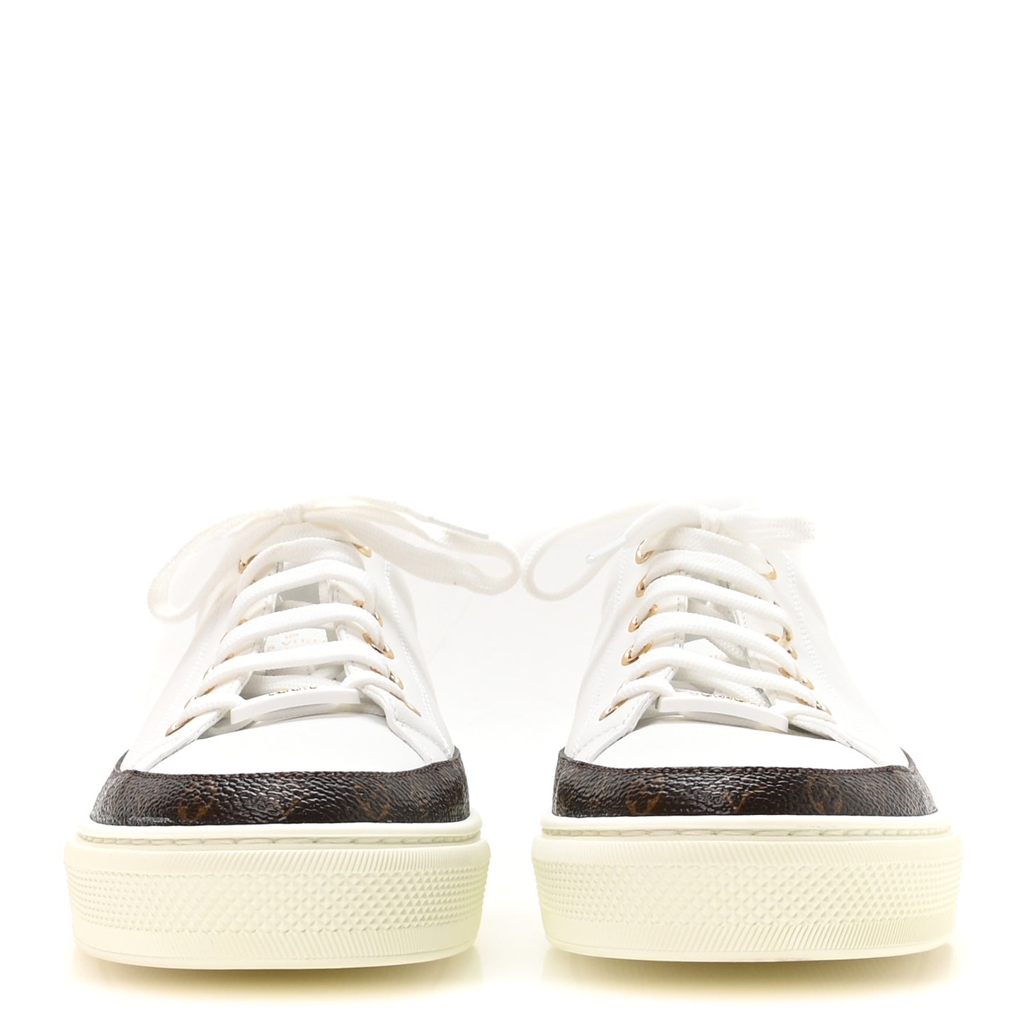 Monogram Womens Stellar Sneakers 39.5 White
