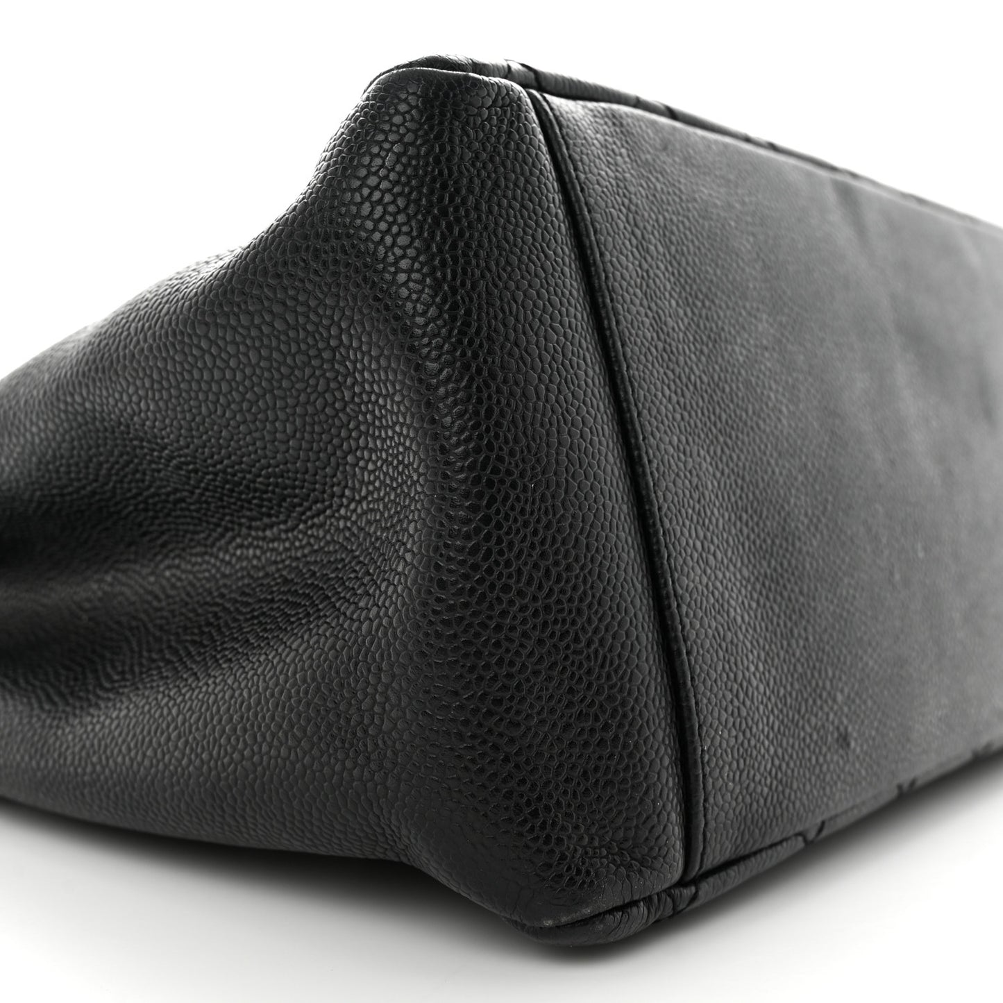Caviar Quilted Grand Shopping Tote GST Black