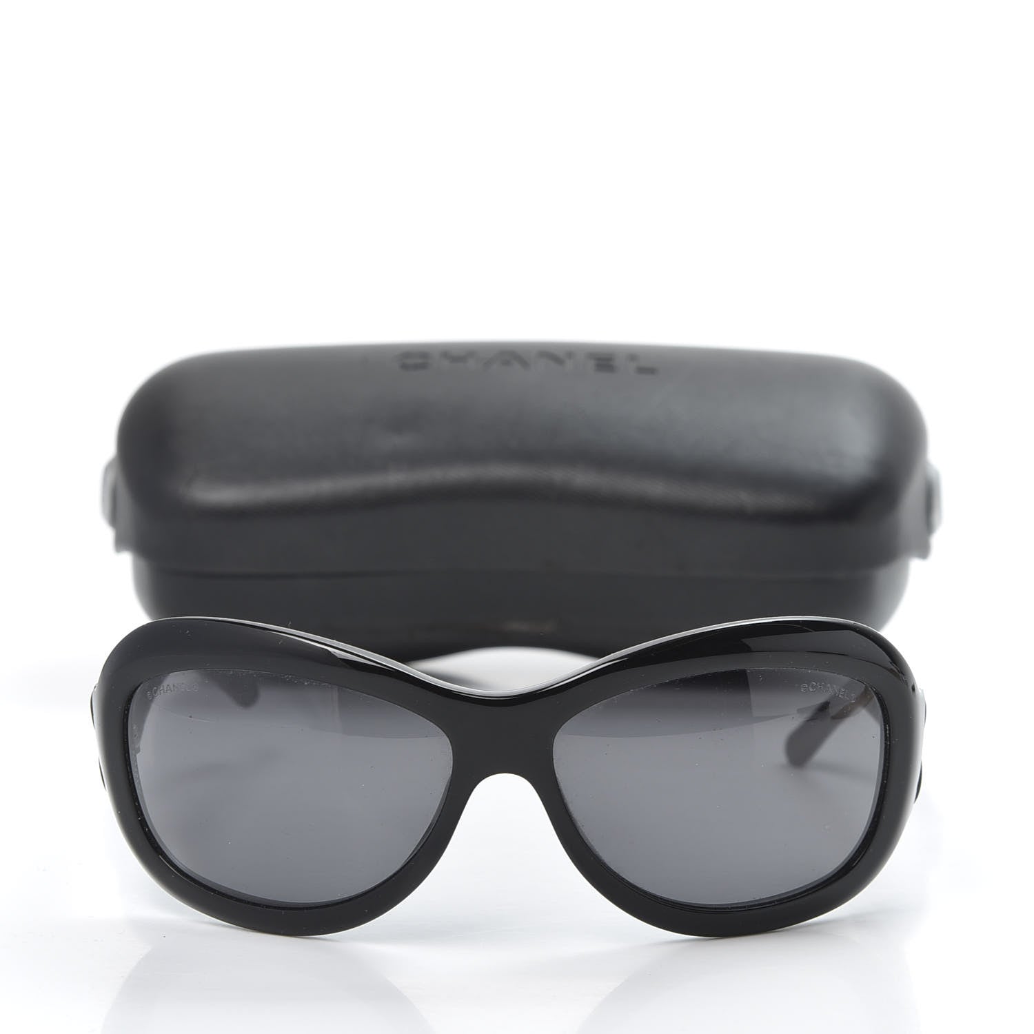 Chanel Lambskin Quilted CC Sunglasses 5116-Q Black 9 of 9