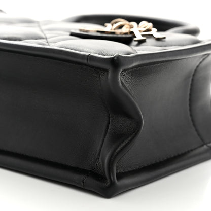 Christian Dior Calfskin Macrocannage Mini Book Tote Black 10 of 10