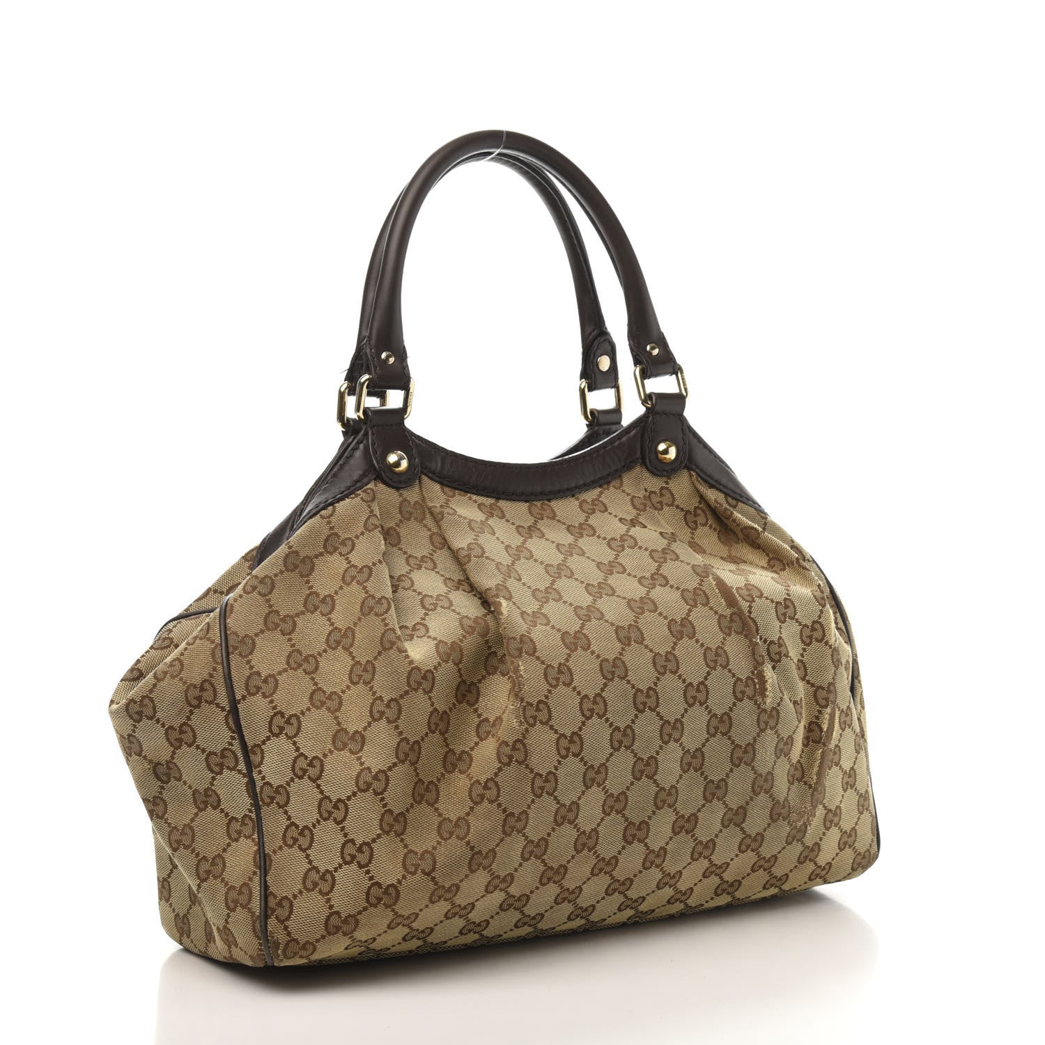 Gucci Monogram Medium Sukey Tote Dark Brown 3 of 24