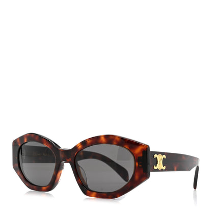Celine Acetate Triomphe 08 Sunglasses CL 40238U Tortoise 1 of 7