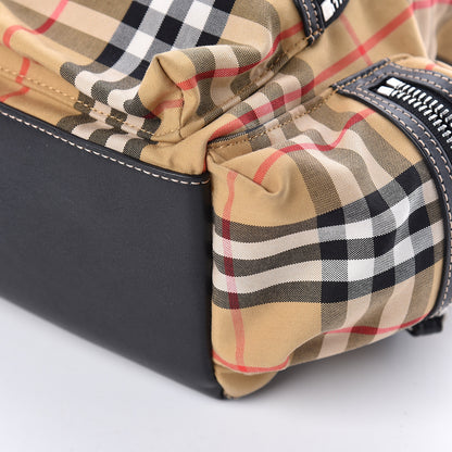 Burberry Vintage Check Small Rucksack Backpack Antique Yellow 8 of 9