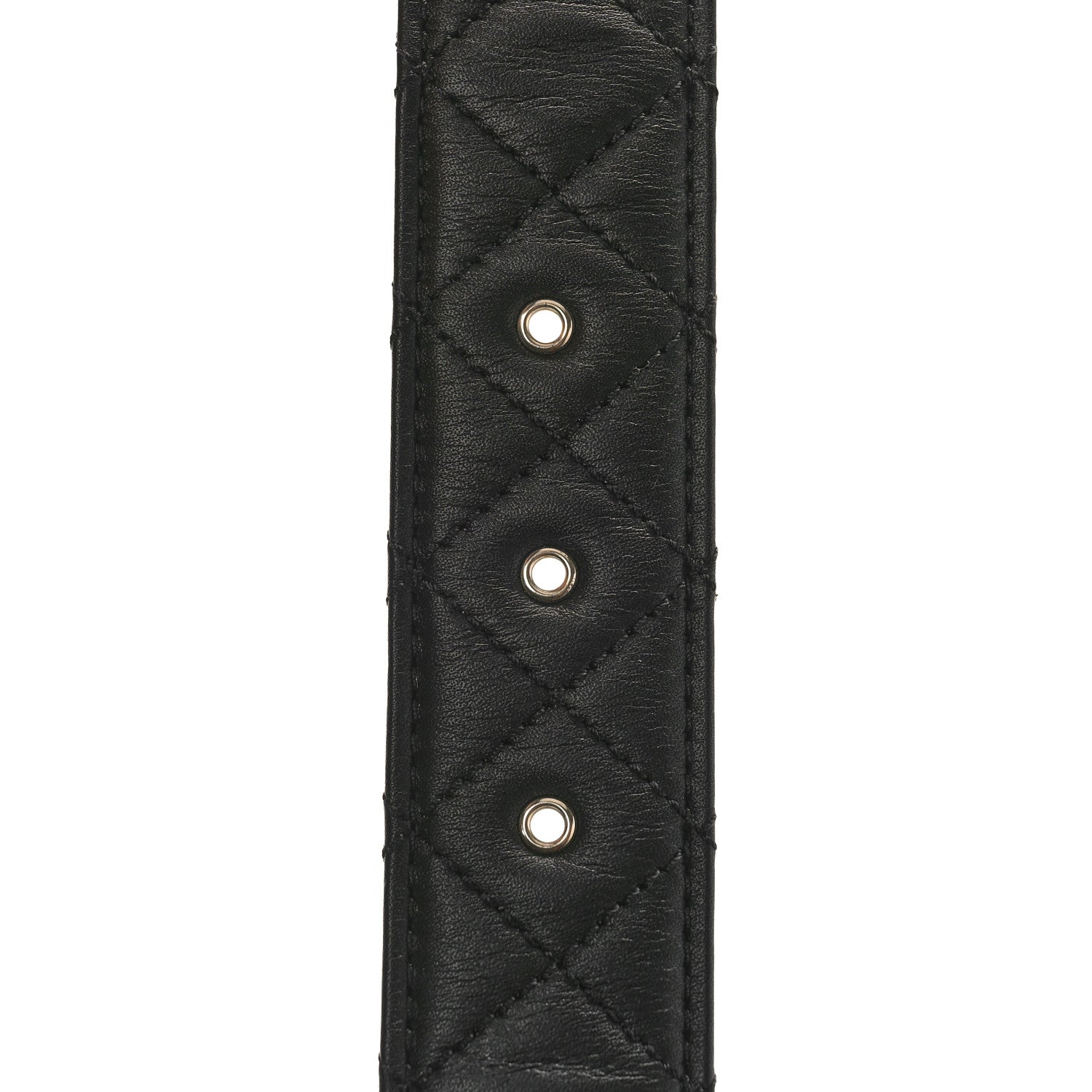 Chanel Lambskin Quilted CC Chain Belt 85 34 Black 7 of 8