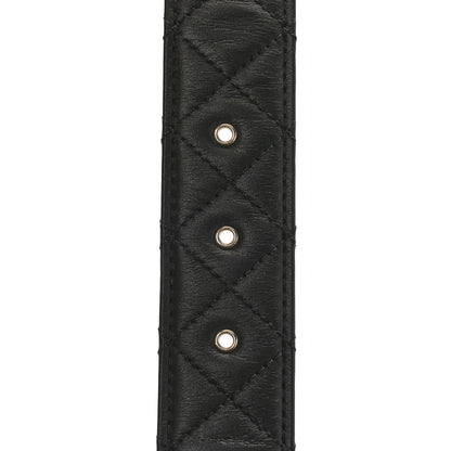Chanel Lambskin Quilted CC Chain Belt 85 34 Black 7 of 8