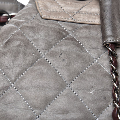 Chanel Iridescent Calfskin Quilted In The Mix Backpack Grey 16 of 27