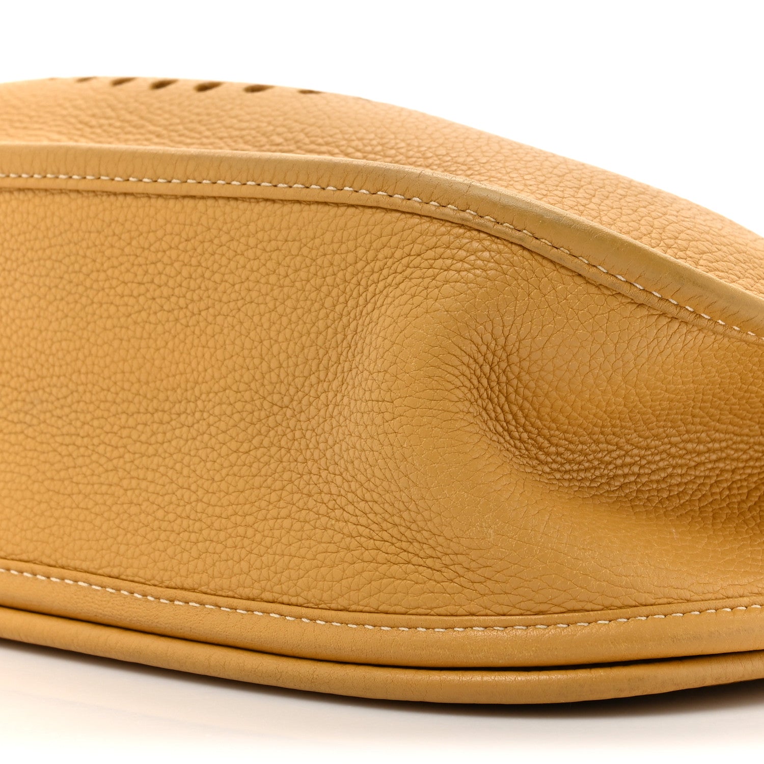 Hermes Taurillon Clemence Amazone Evelyne II GM Curry 9 of 18
