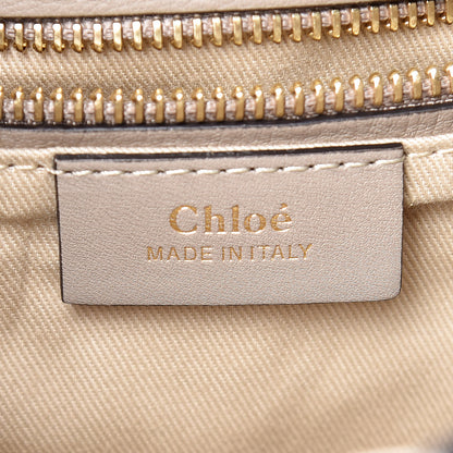 Chloe Suede Calfskin Small Faye Backpack Motty Grey 8 of 9