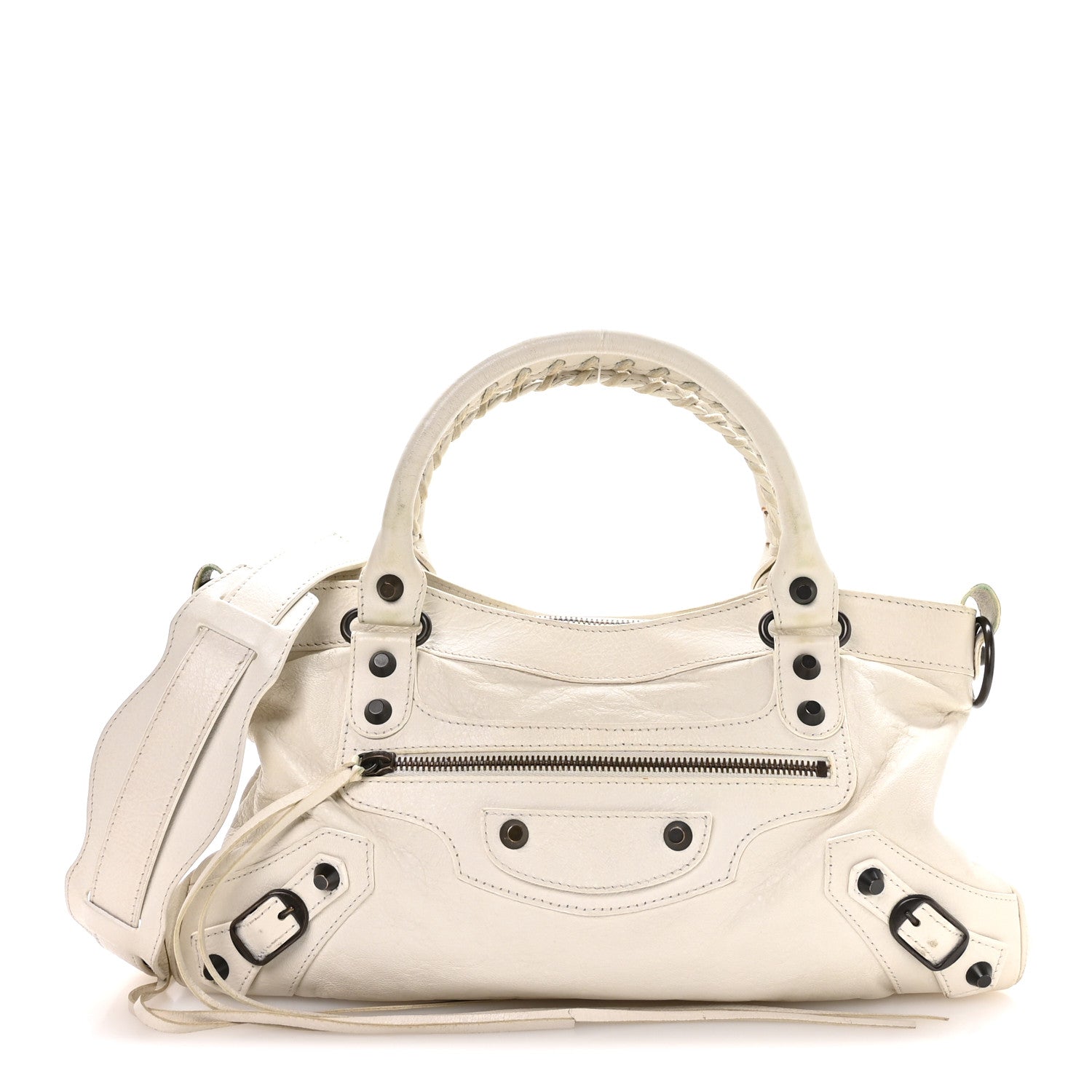 Balenciaga Agneau Classic Hardware First White Light 1 of 10