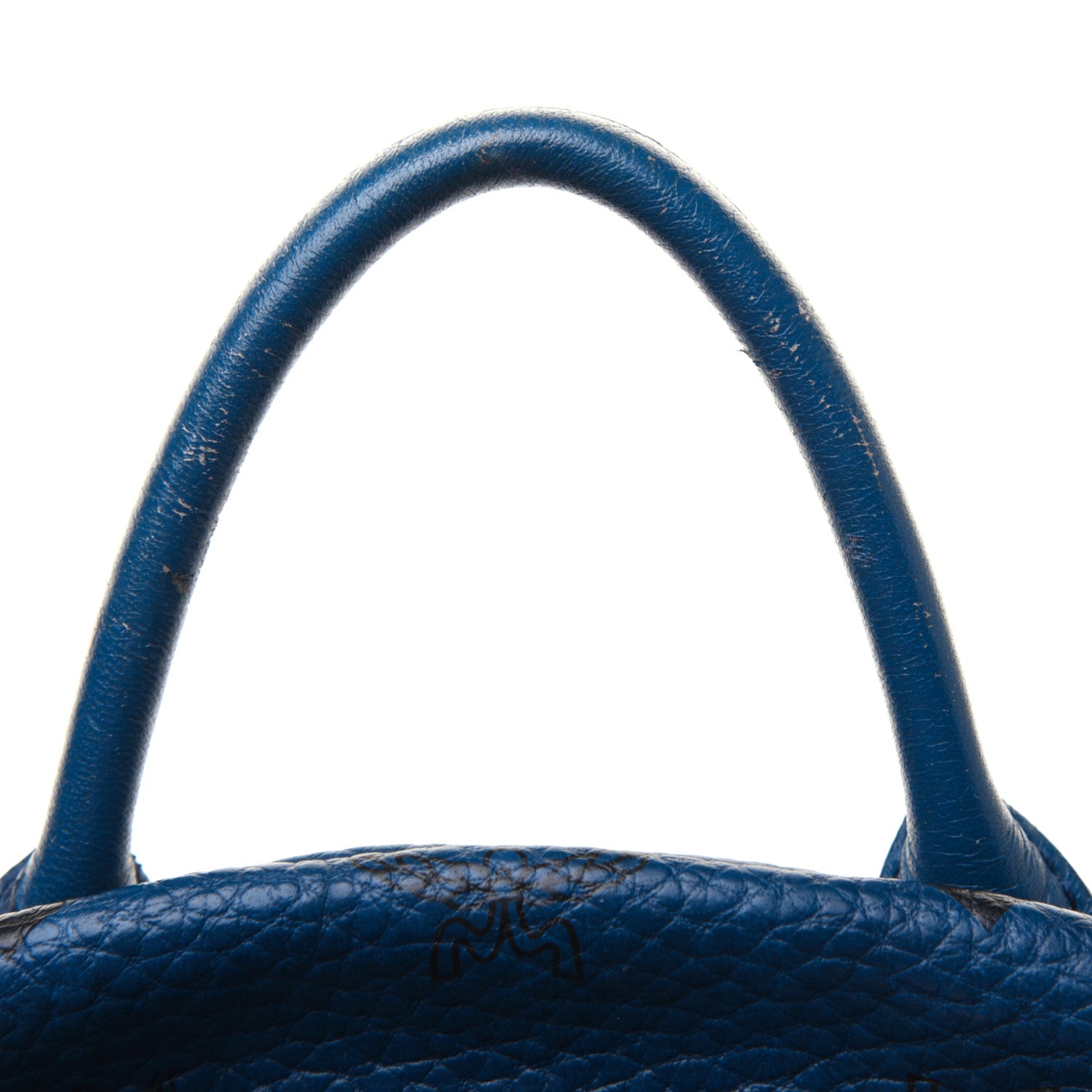 MCM Visetos Studded Small Stark M Backpack Blue 21 of 31