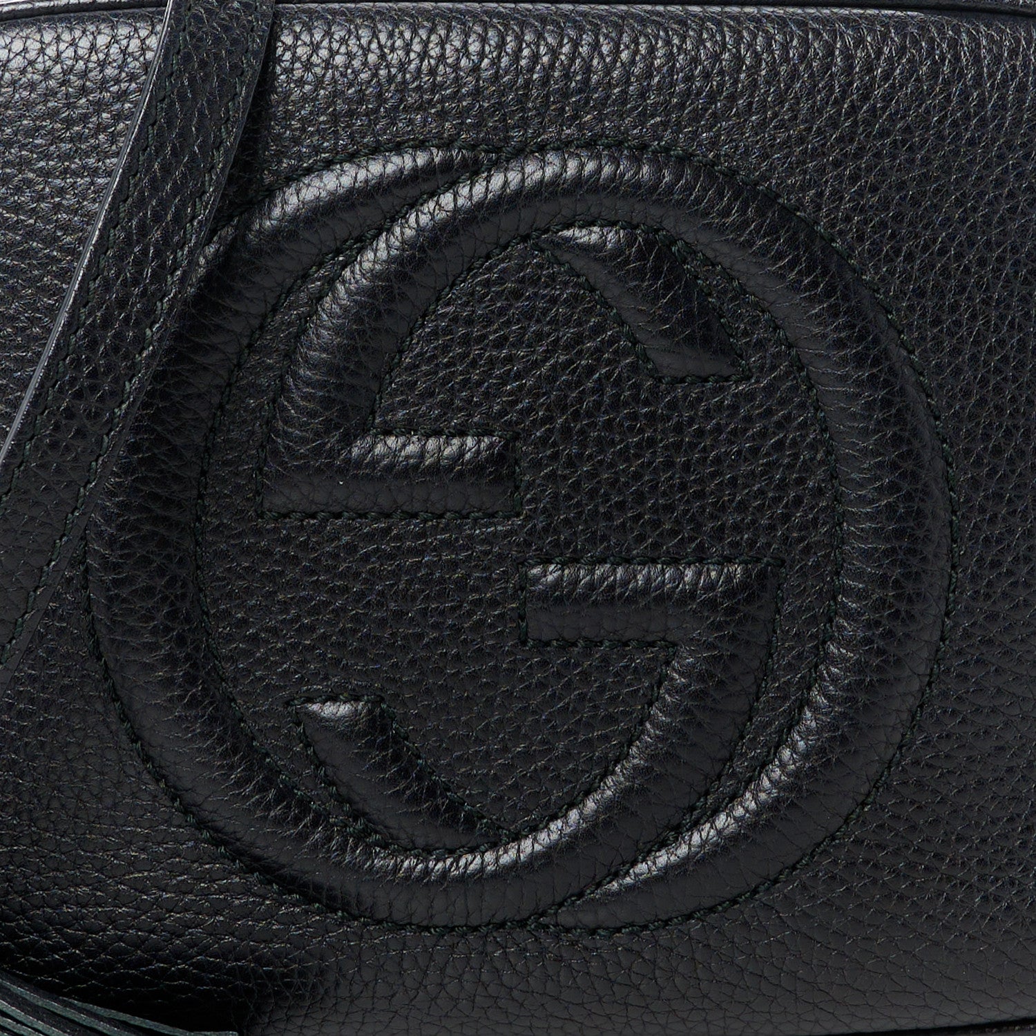 Gucci Pebbled Calfskin Small Soho Disco Bag Black 9 of 12