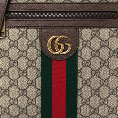 Gucci GG Supreme Monogram Web Small Ophidia Messenger Bag Brown 9 of 11