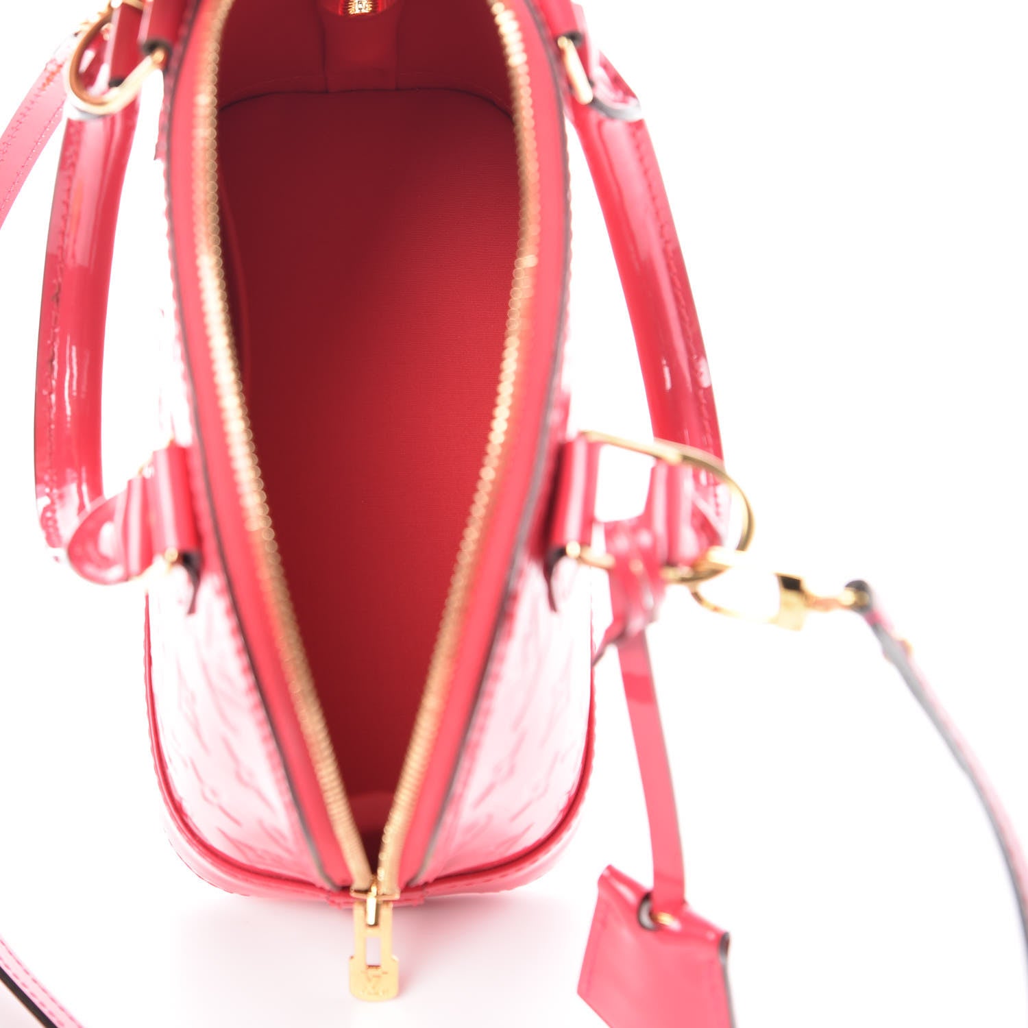Louis Vuitton Vernis Alma BB Hot Pink 5 of 11