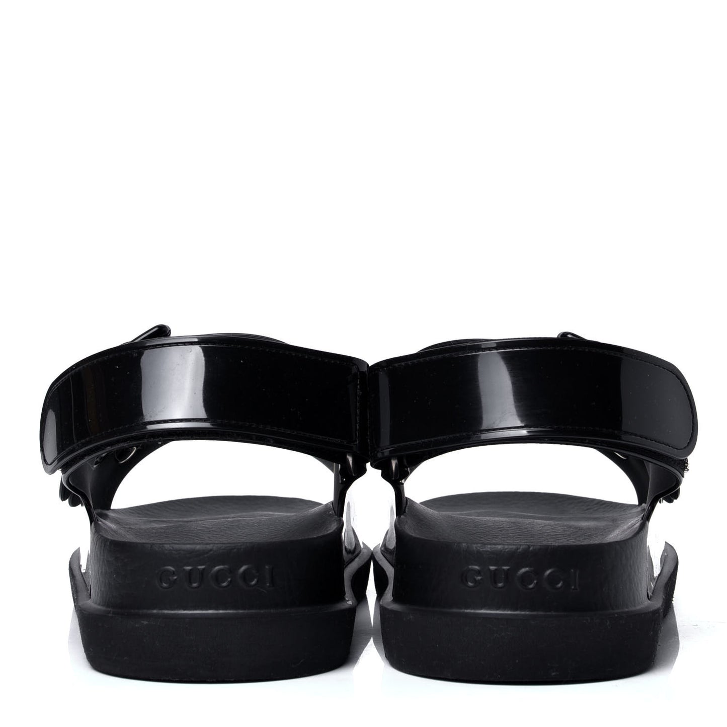 Rubber Mini Double G Womens Isla Dad Sandals 40 Black