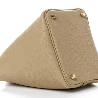 Hermes Taurillon Clemence Picotin Lock 18 PM Trench 6 of 11