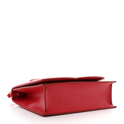 Dolce & Gabbana Calfskin DG Logo Flap Crossbody Bag Red 4 of 10