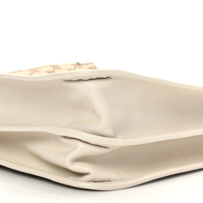 Gucci Monogram Calfskin Medium Horsebit 1955 Tote Bag Beige Mystic White 9 of 9