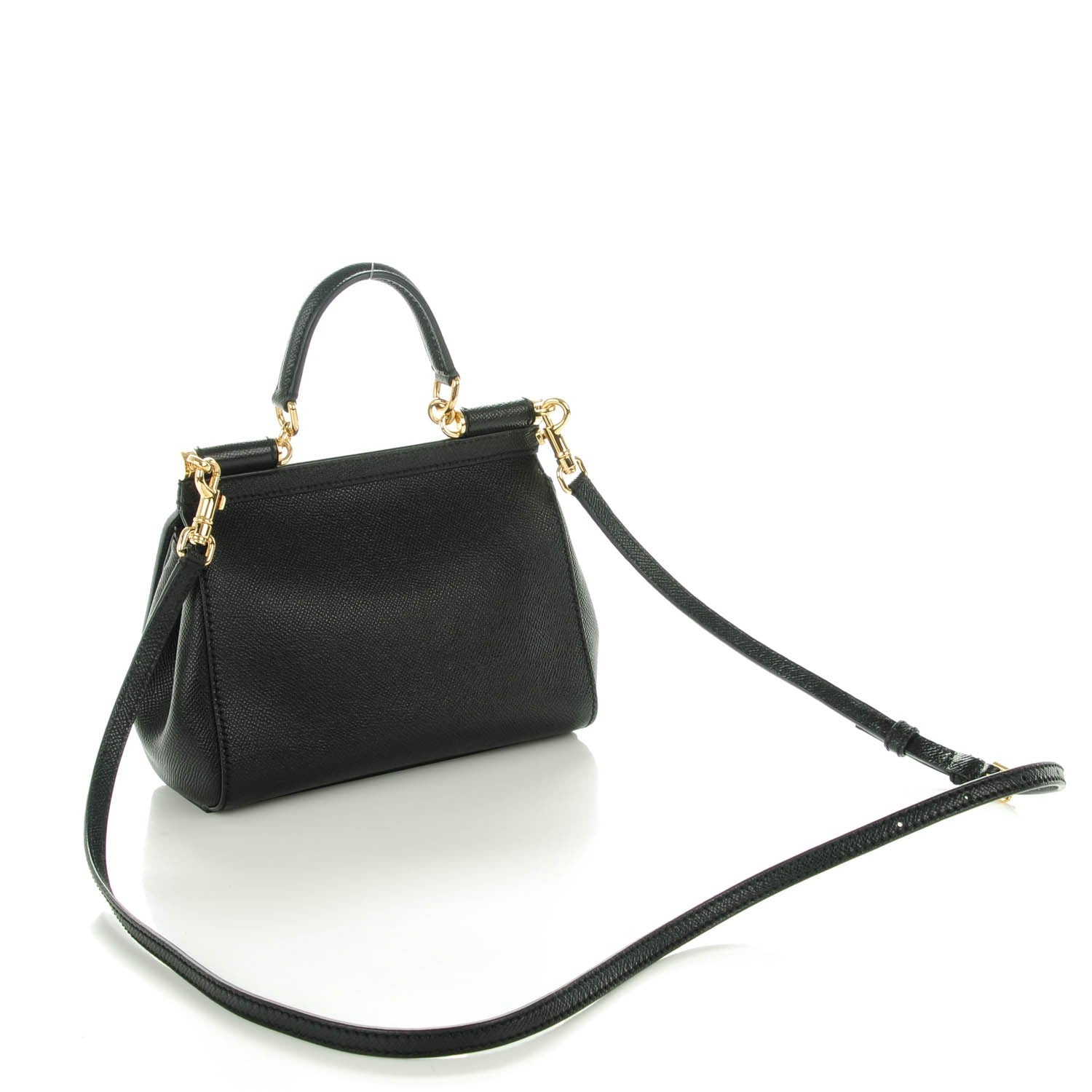 Dolce & Gabbana Dauphine Small Miss Sicily Satchel Black 3 of 6